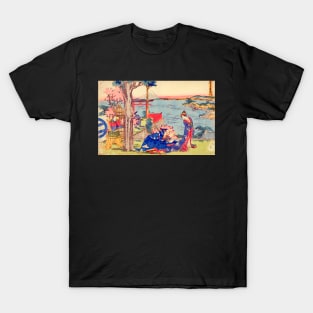 "Woodcut" - by Katsushika Hokusai (1806) TECHNICOLOR REMASTERED T-Shirt